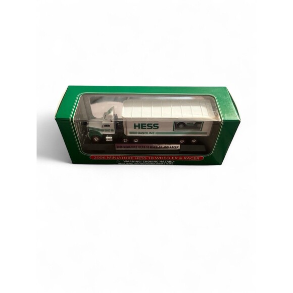 Hess Trucks 2003 Miniature Patrol Car 2006 Miniature 18 Wheeler & Racer NEW - Picture 5 of 5